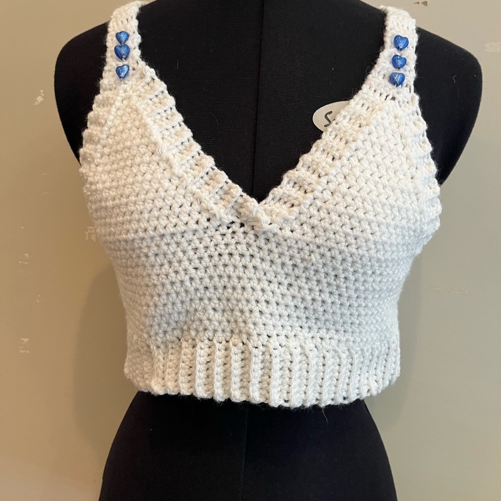 Handmade Crochet Top - Picture 2 of 6